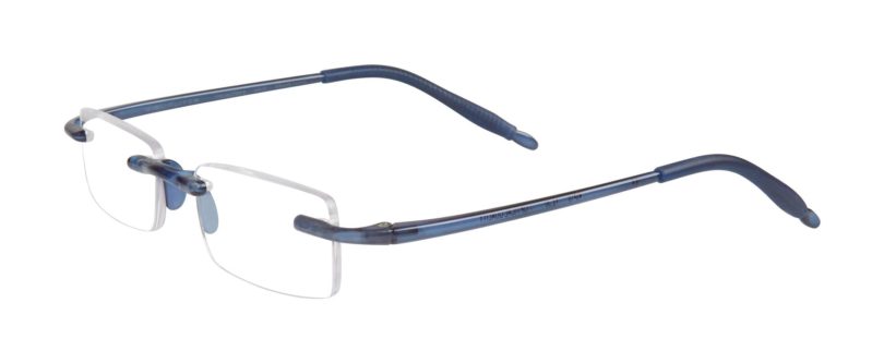 example of rimless blue light blocking reading glasses