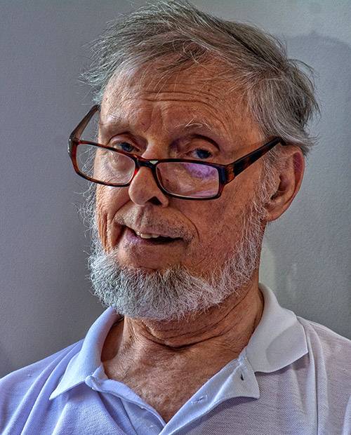 older man wearing glasses