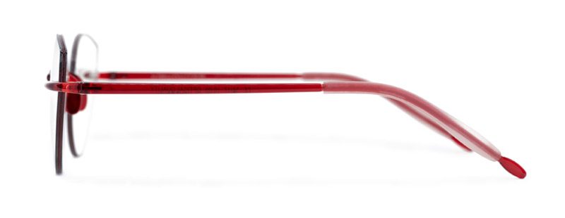 Visualites Amour Lightweight Reading Glasses Red Side