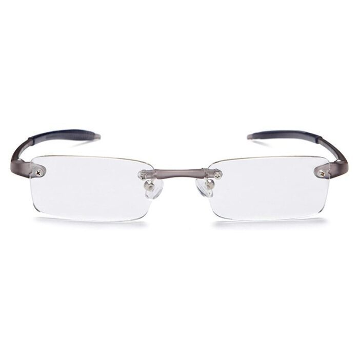 High Power Reading Glasses in Grey For Men and Women