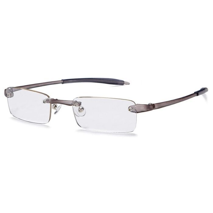 High Power Reading Glasses in Gray