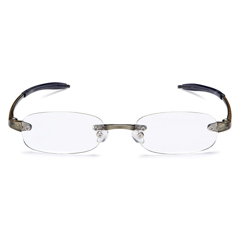 Visualites 5 Front View Of Olive Colored Stylish Reading Glasses