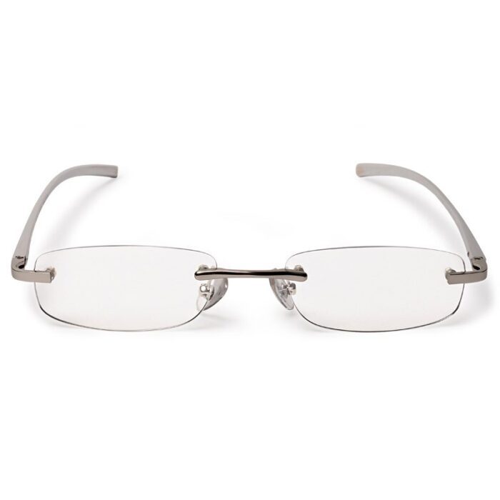 Visualites X Metal Reading Glasses in Silver With Round Shaped Lenses