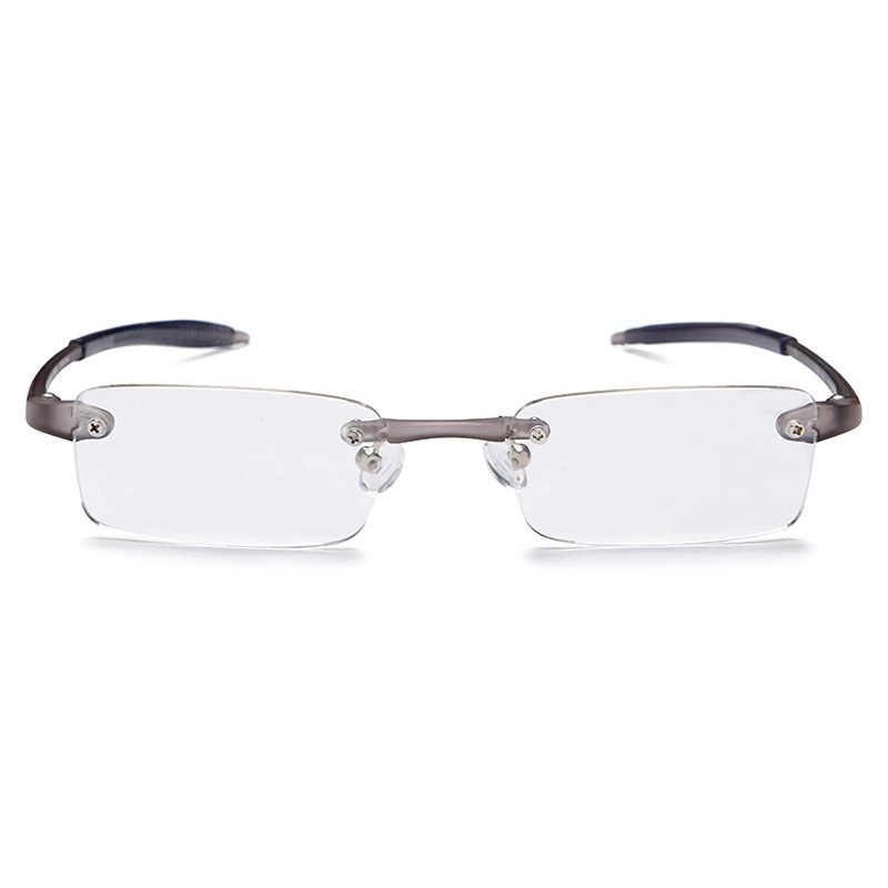 Grey High Power Reading Glasses 4.00